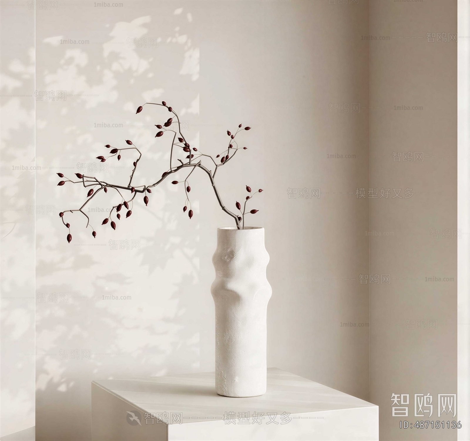 Wabi-sabi Style Dried Branch