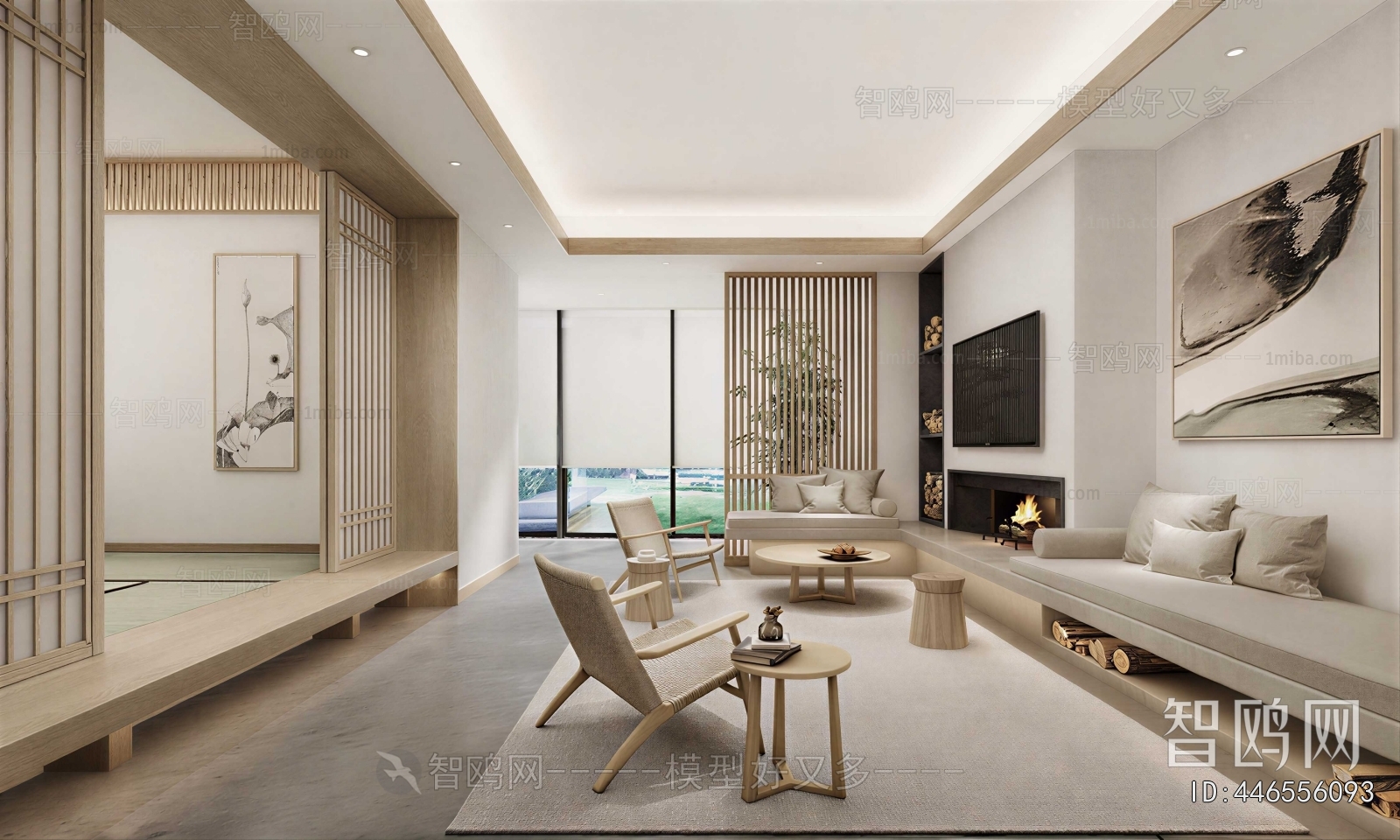 Japanese Style A Living Room