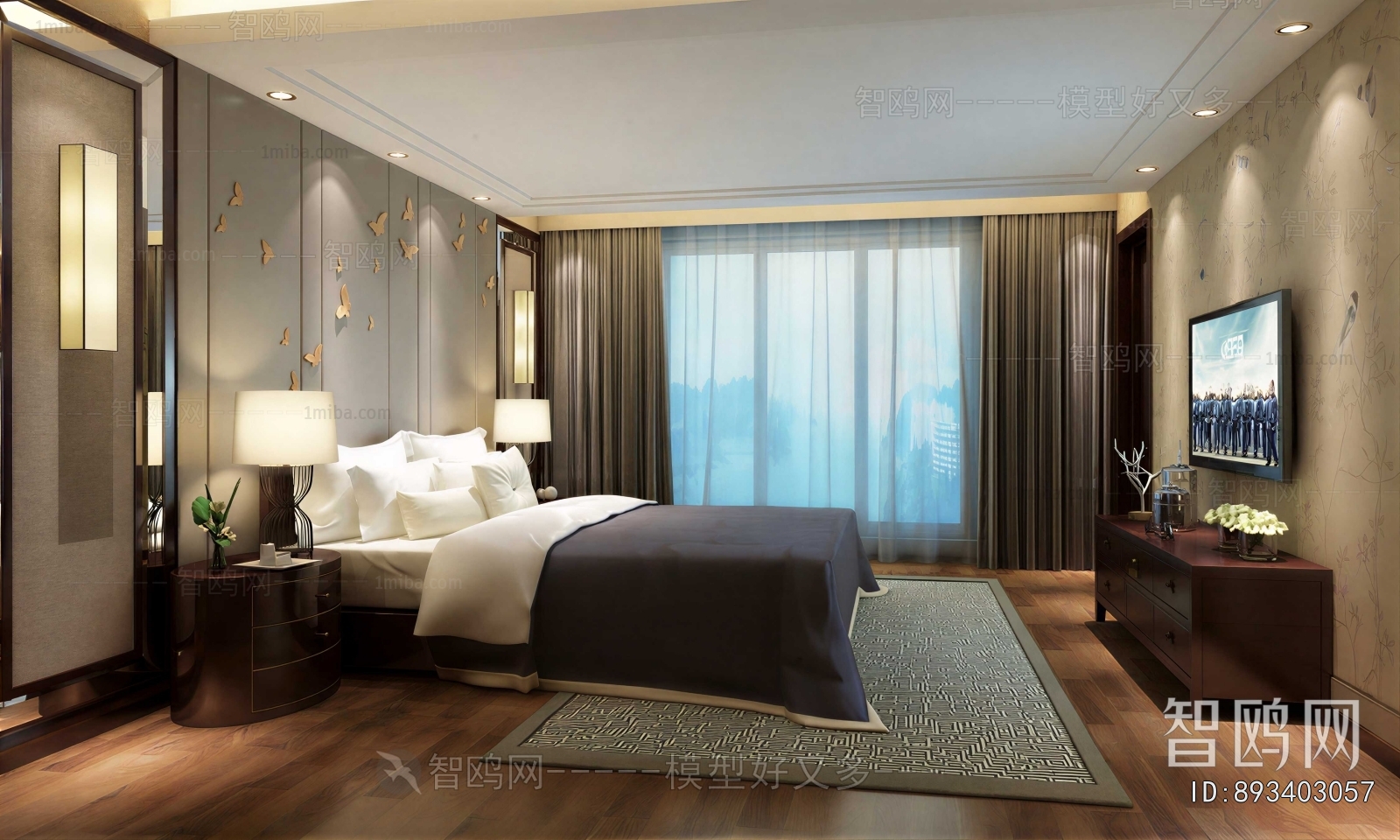 Modern Guest Room