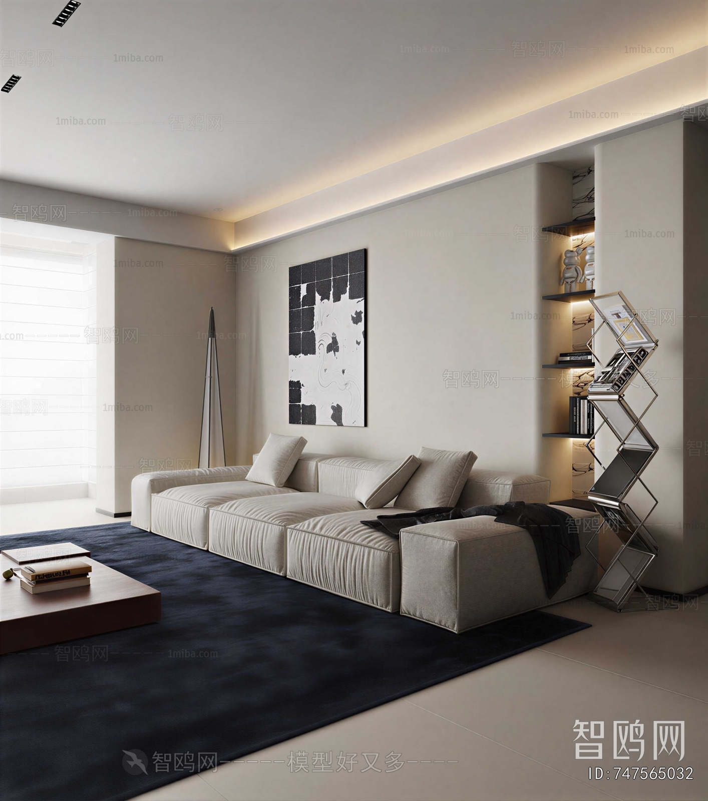Modern Three-seat Sofa