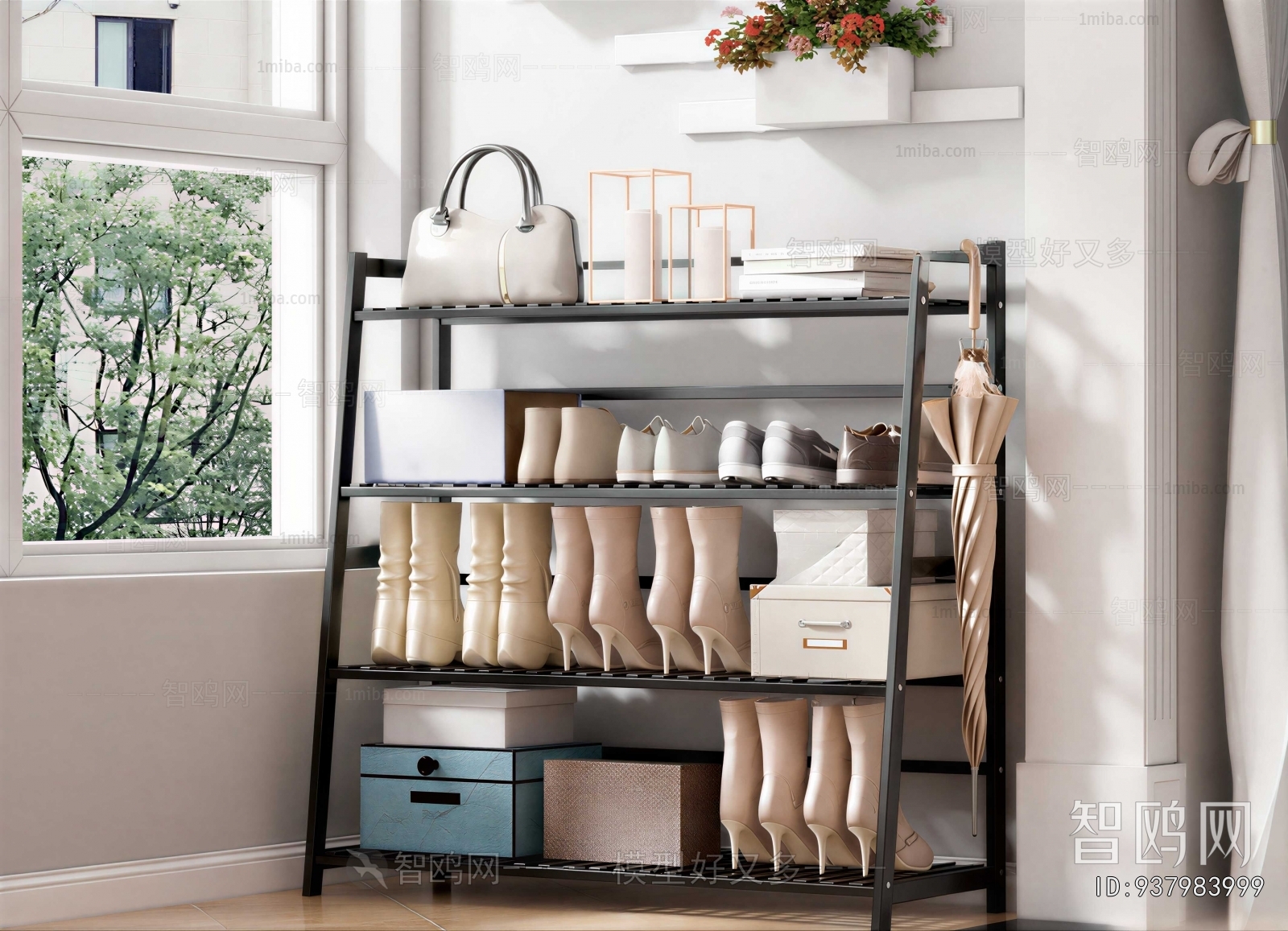 Modern Shoe Cabinet