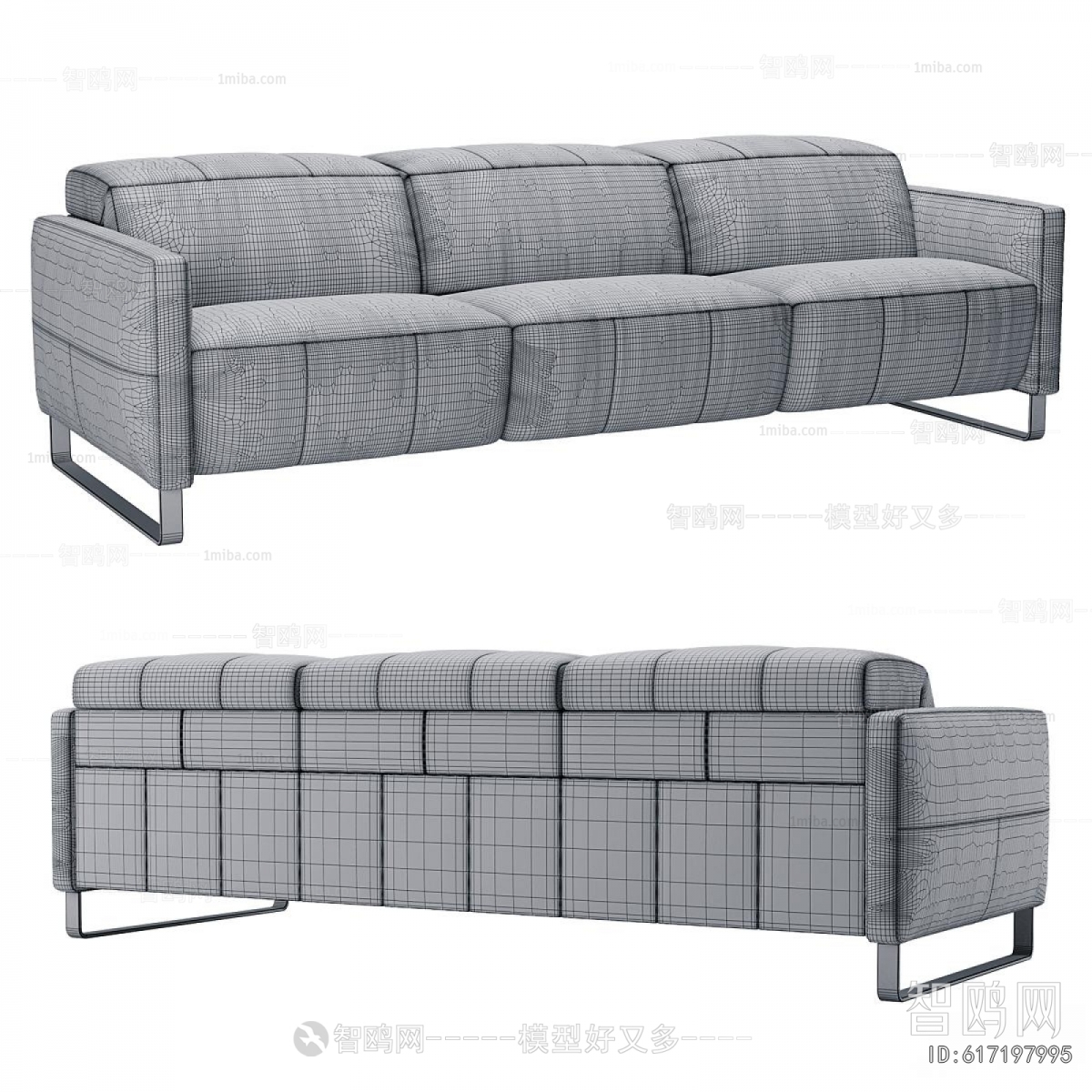 Modern Three-seat Sofa