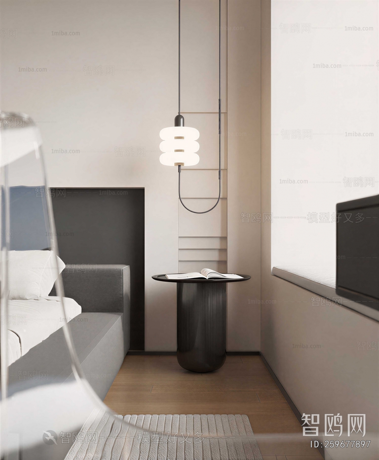 Modern Bedside Cupboard