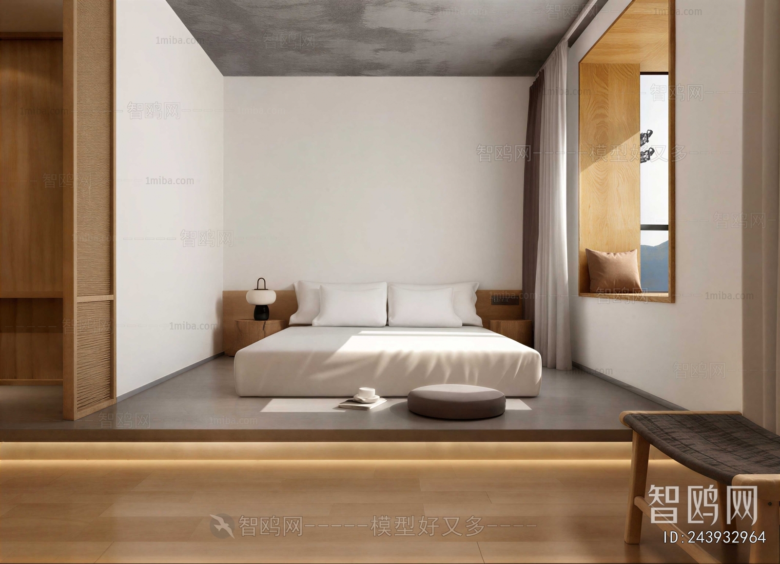 New Chinese Style Bedroom