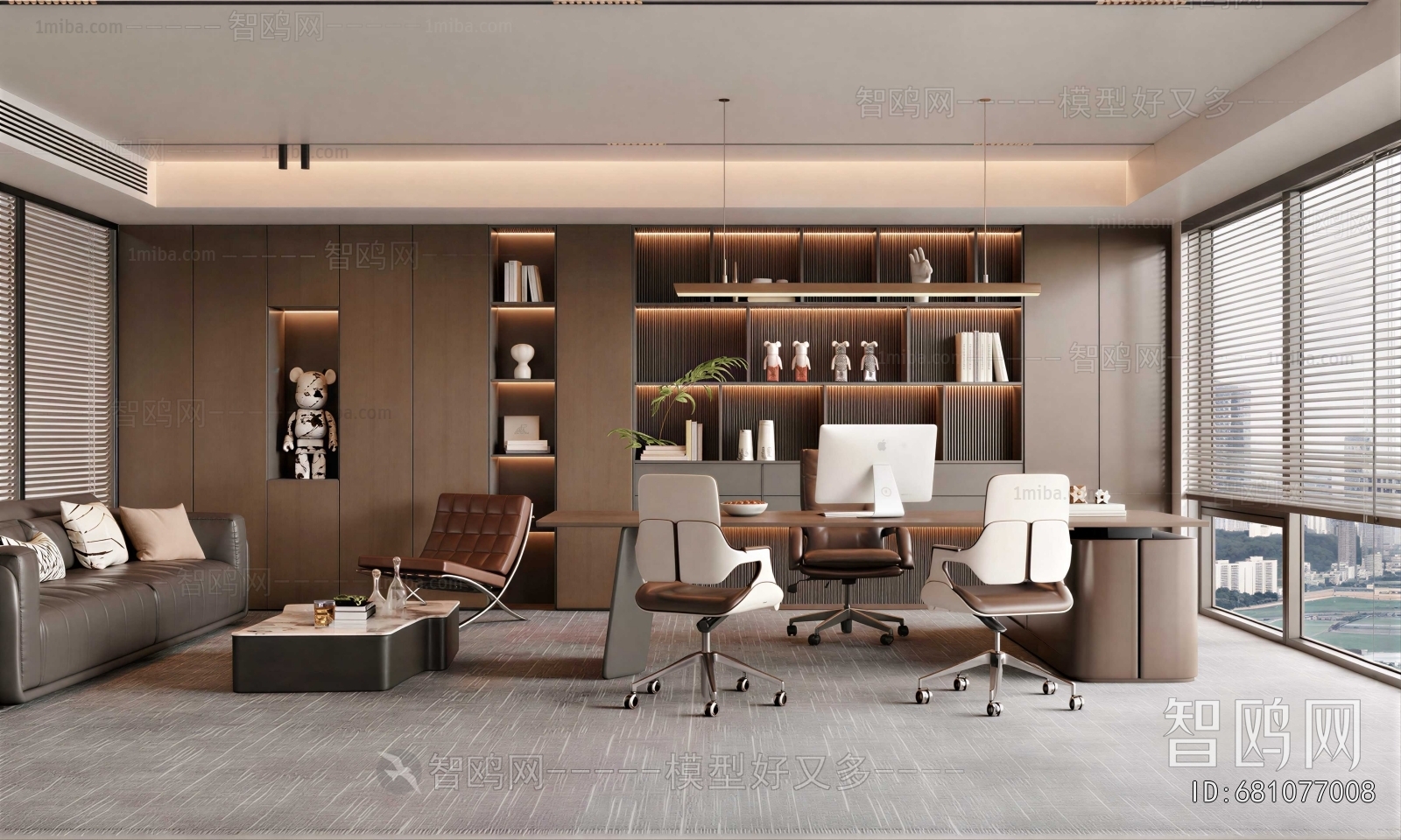 New Chinese Style Manager's Office