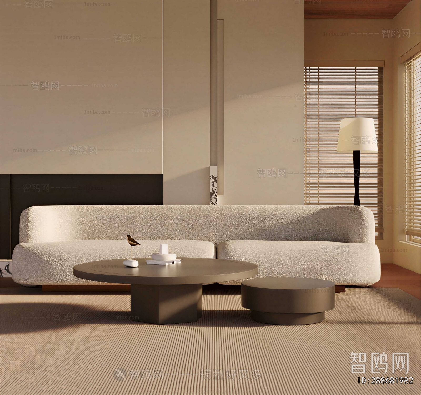 Modern Three-seat Sofa