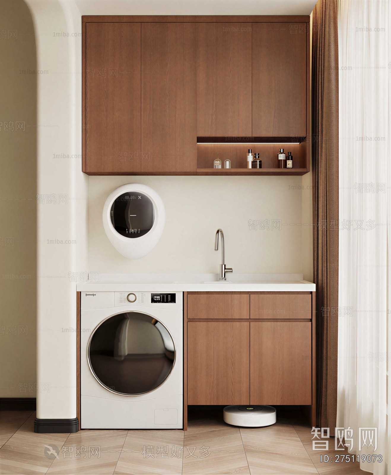 Modern Laundry Cabinet