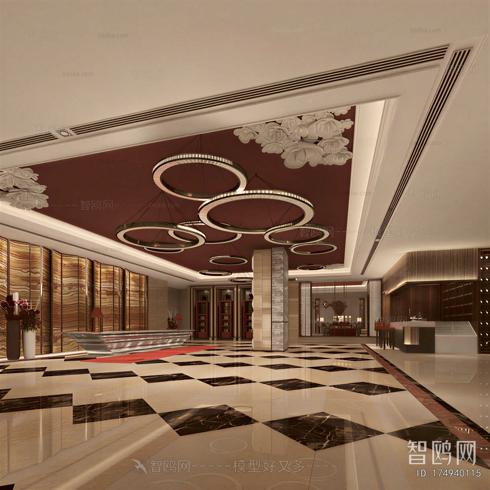 Modern Office Reception Desk
