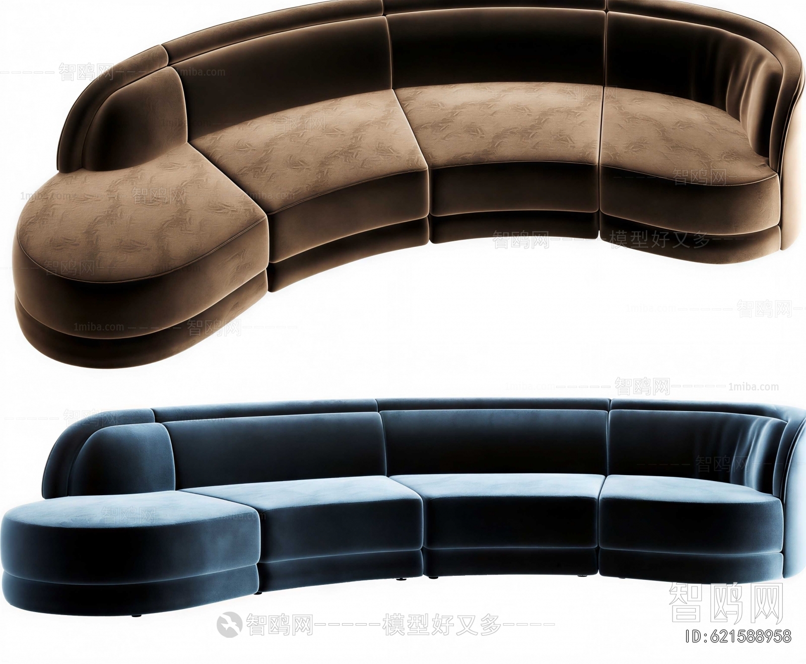 Modern Curved Sofa