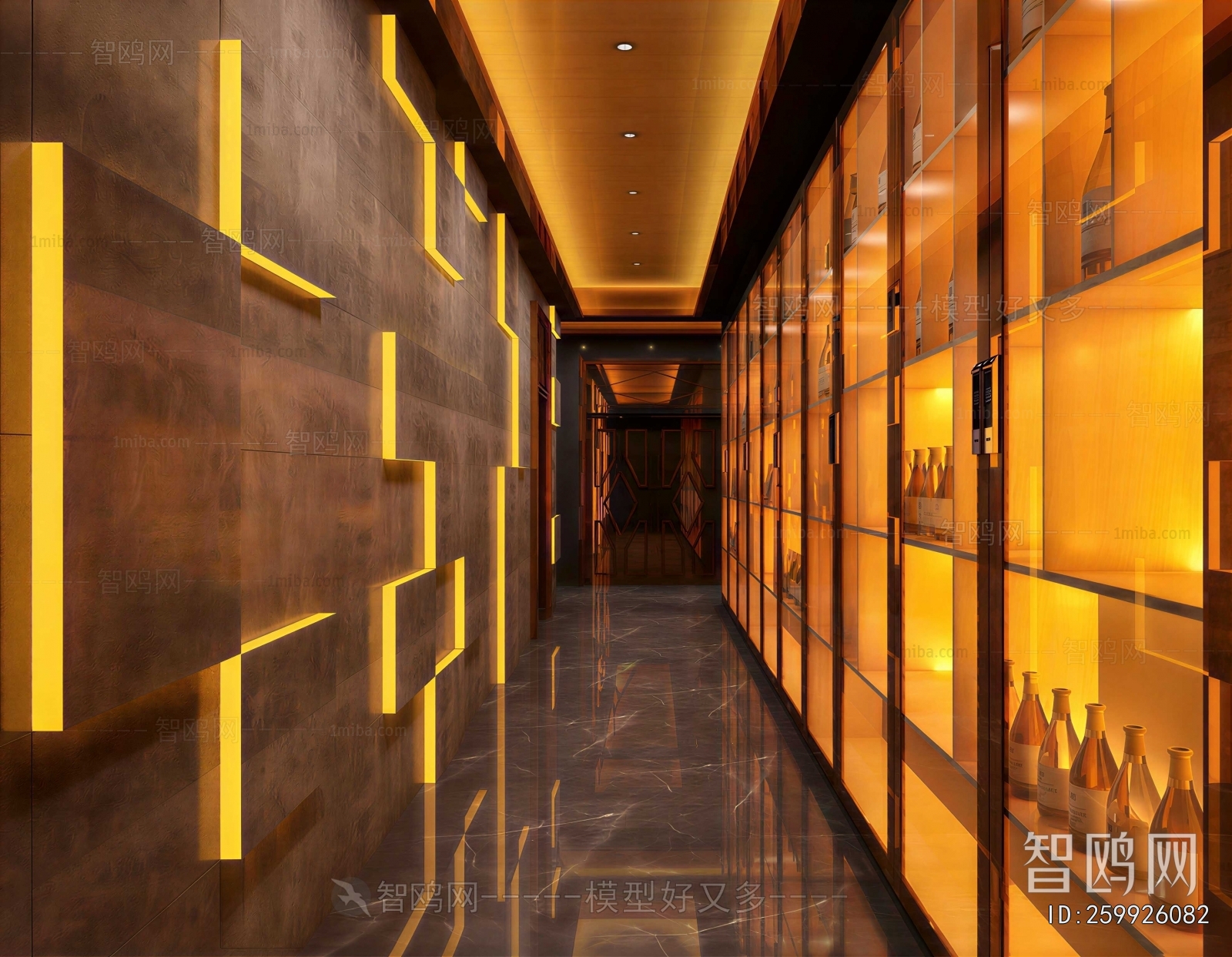 Modern Corridor Elevator Hall
