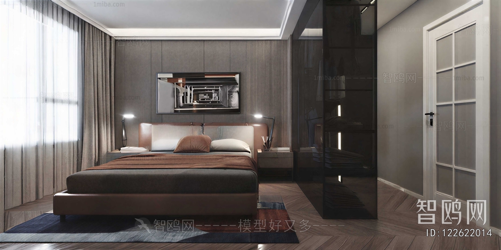 New Chinese Style Bedroom
