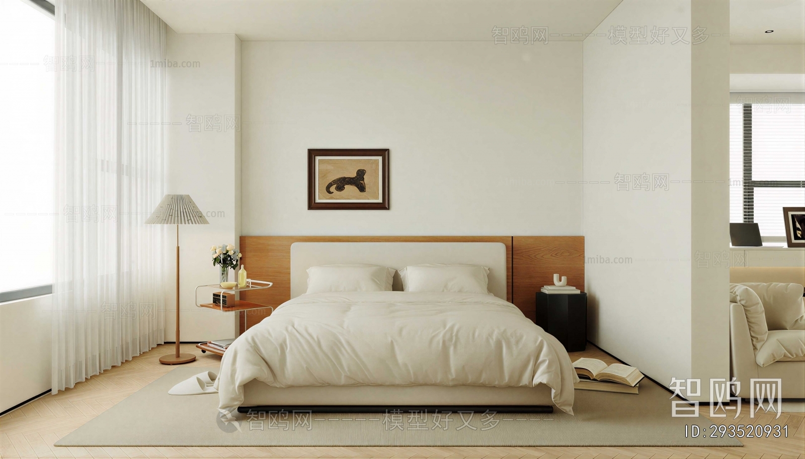 Modern Wabi-sabi Style Bedroom