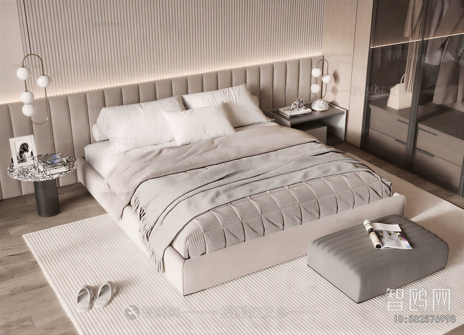 Modern Double Bed