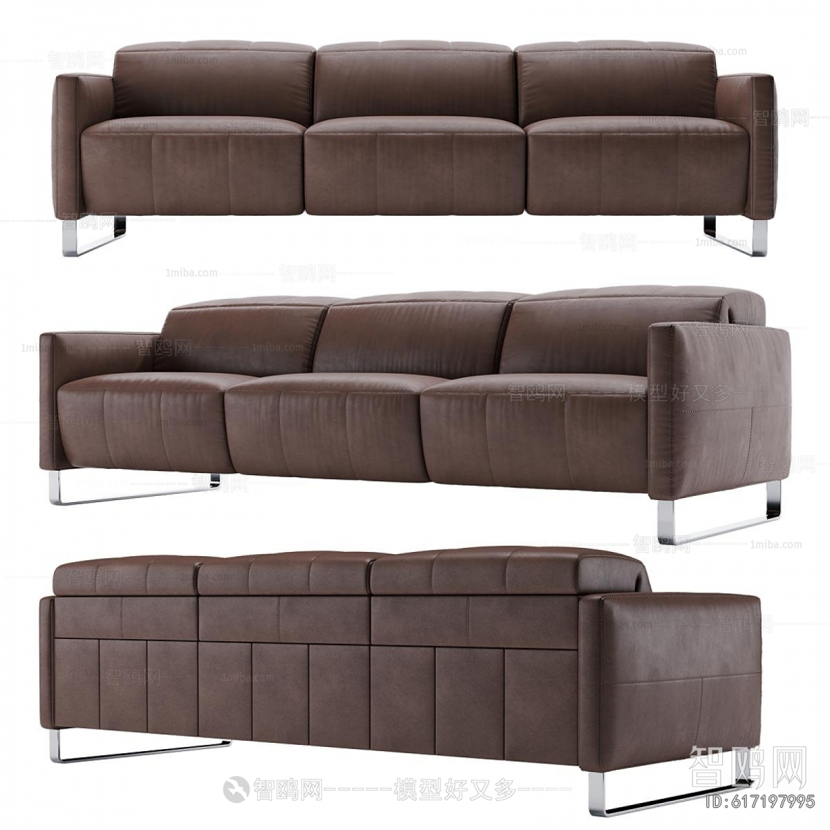 Modern Three-seat Sofa