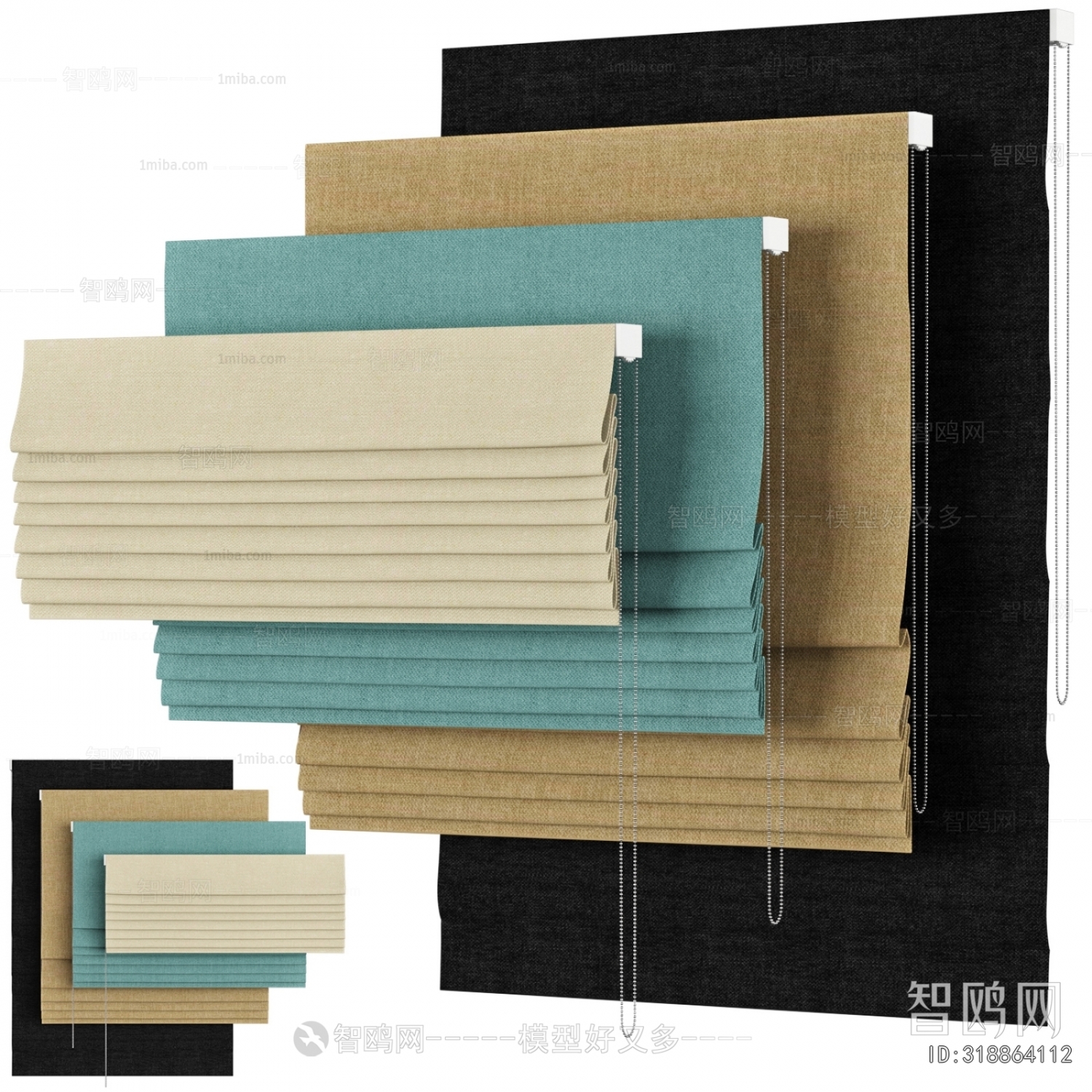 Modern Roman Curtain