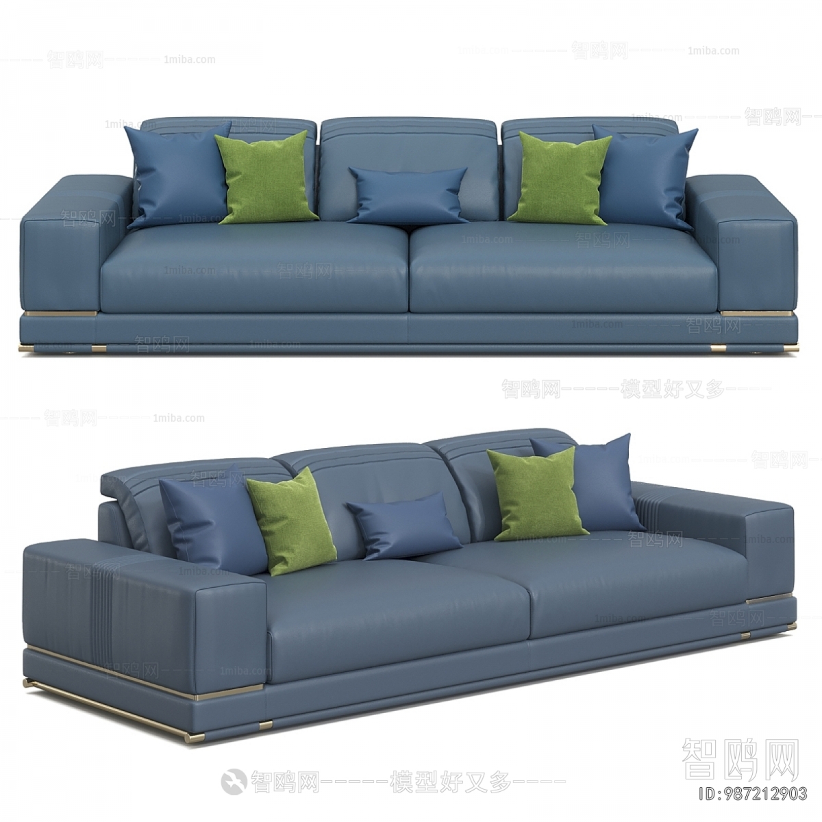 Modern Three-seat Sofa