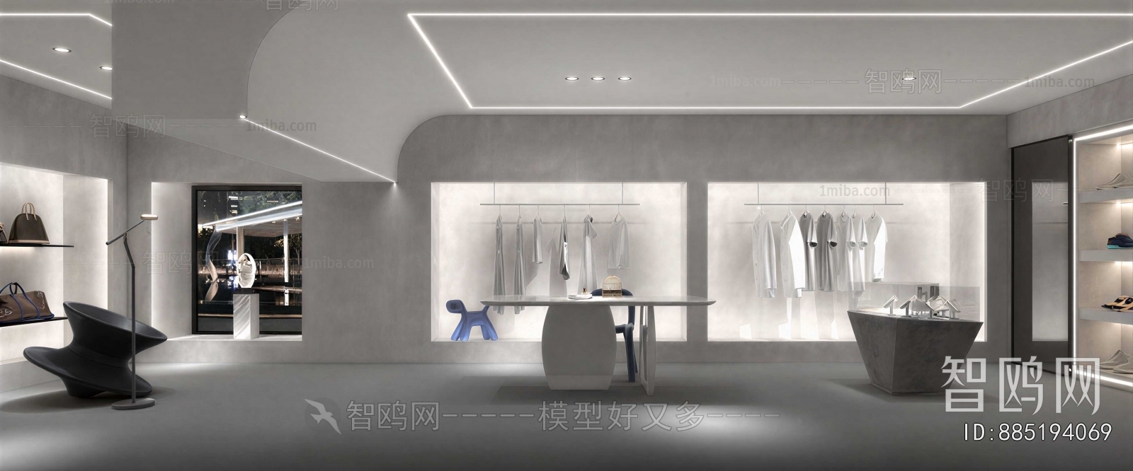 Modern Clothing Store