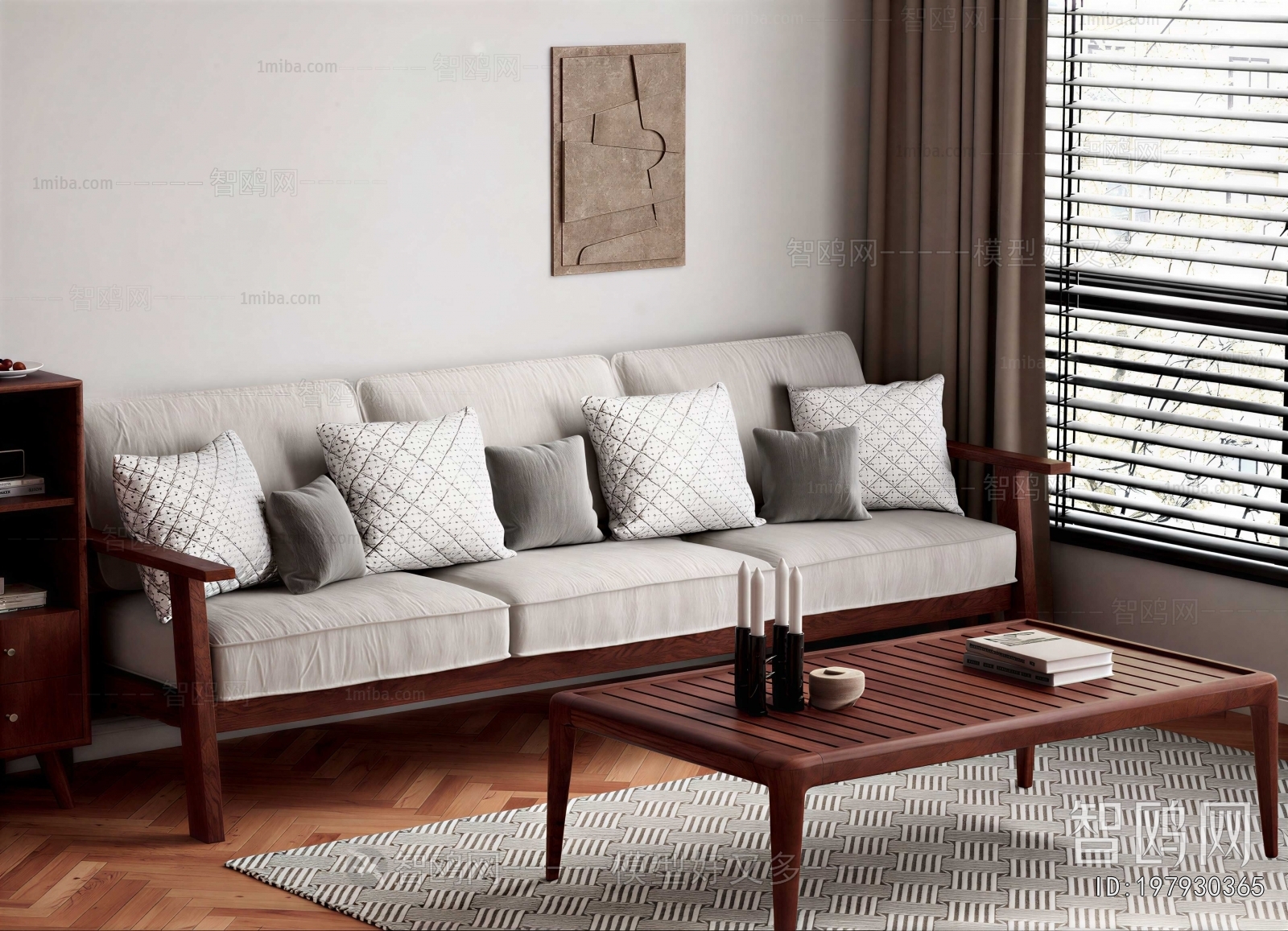 Modern Three-seat Sofa