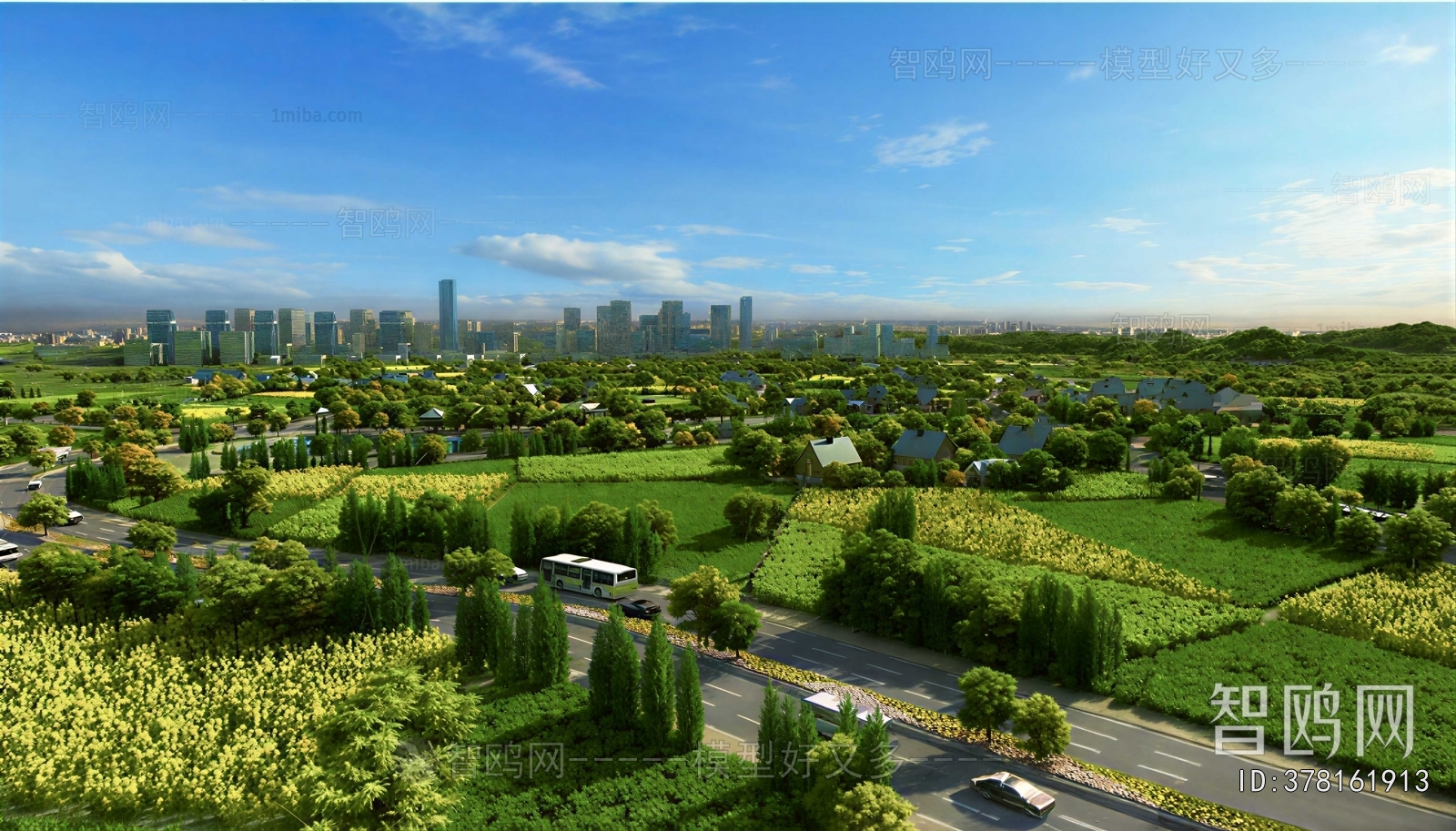 Modern Park Landscape