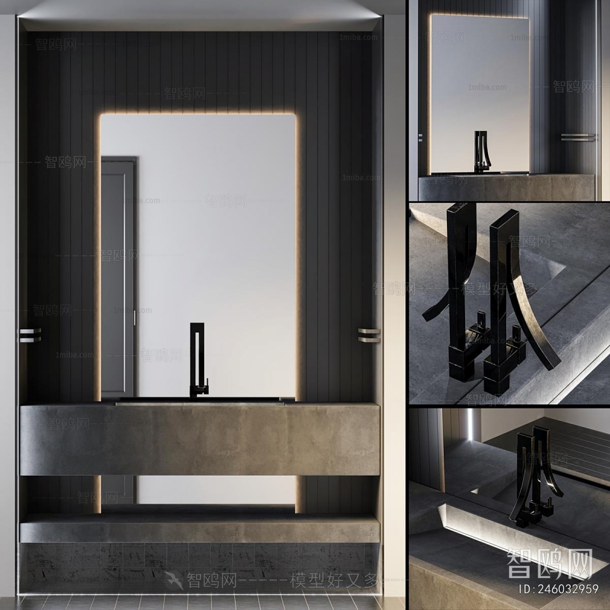 Modern Bathroom Cabinet