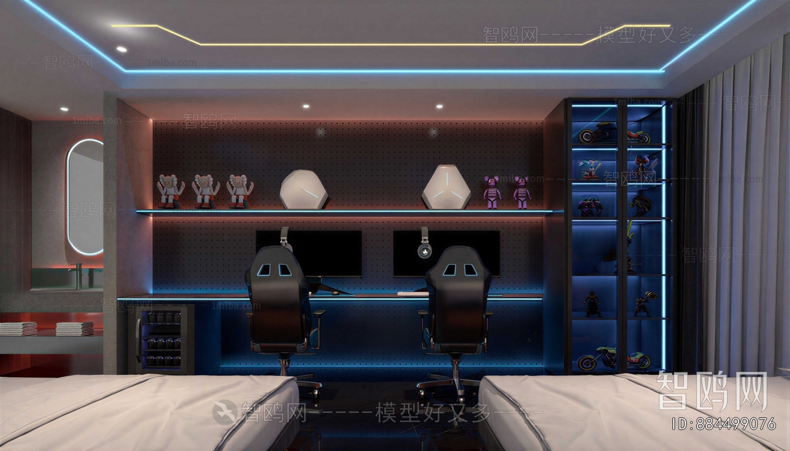 Modern E-sports Room