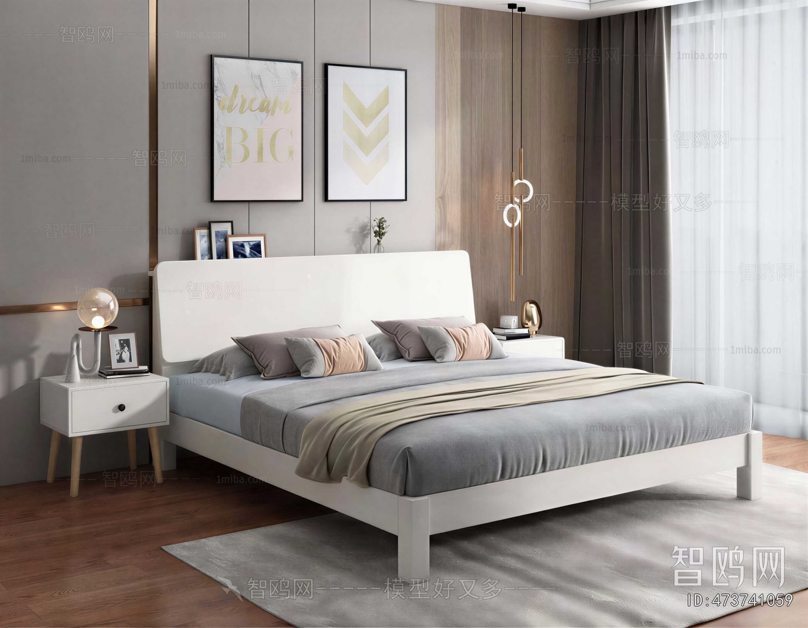 Modern Double Bed