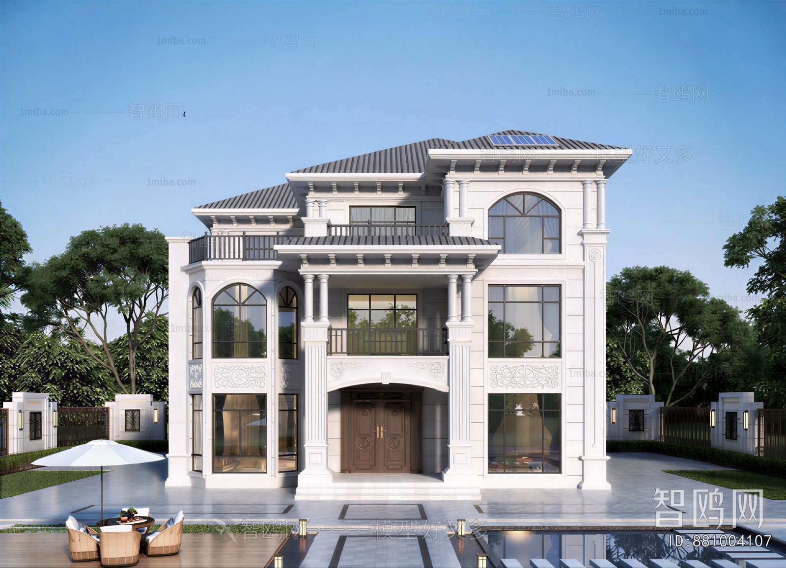 Simple European Style Detached Villa