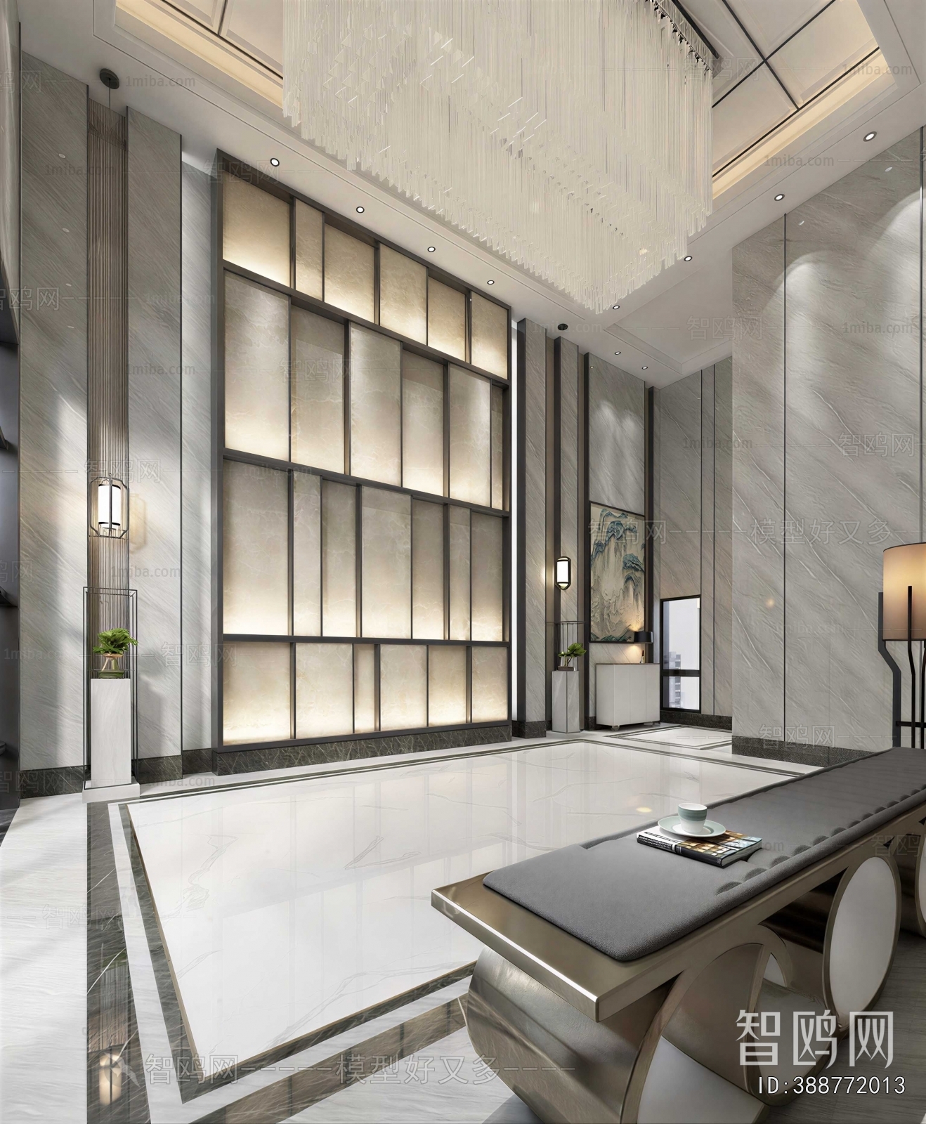New Chinese Style Lobby Hall