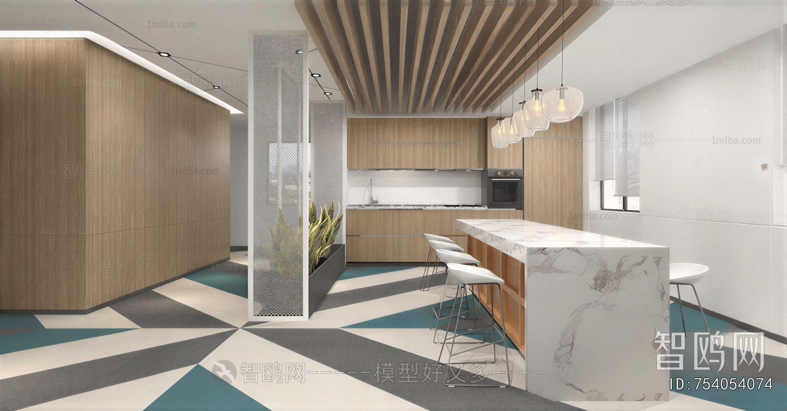 Modern Open Kitchen