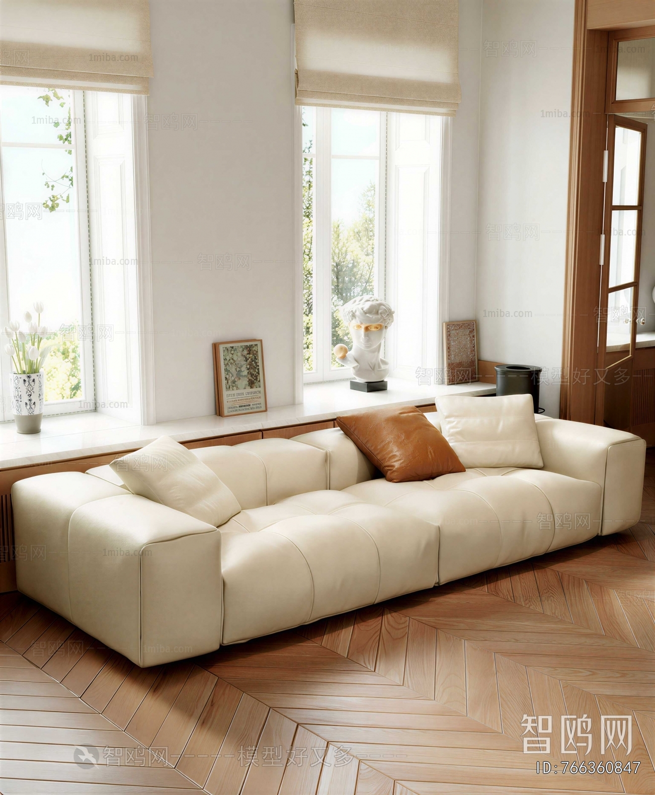 Modern Three-seat Sofa