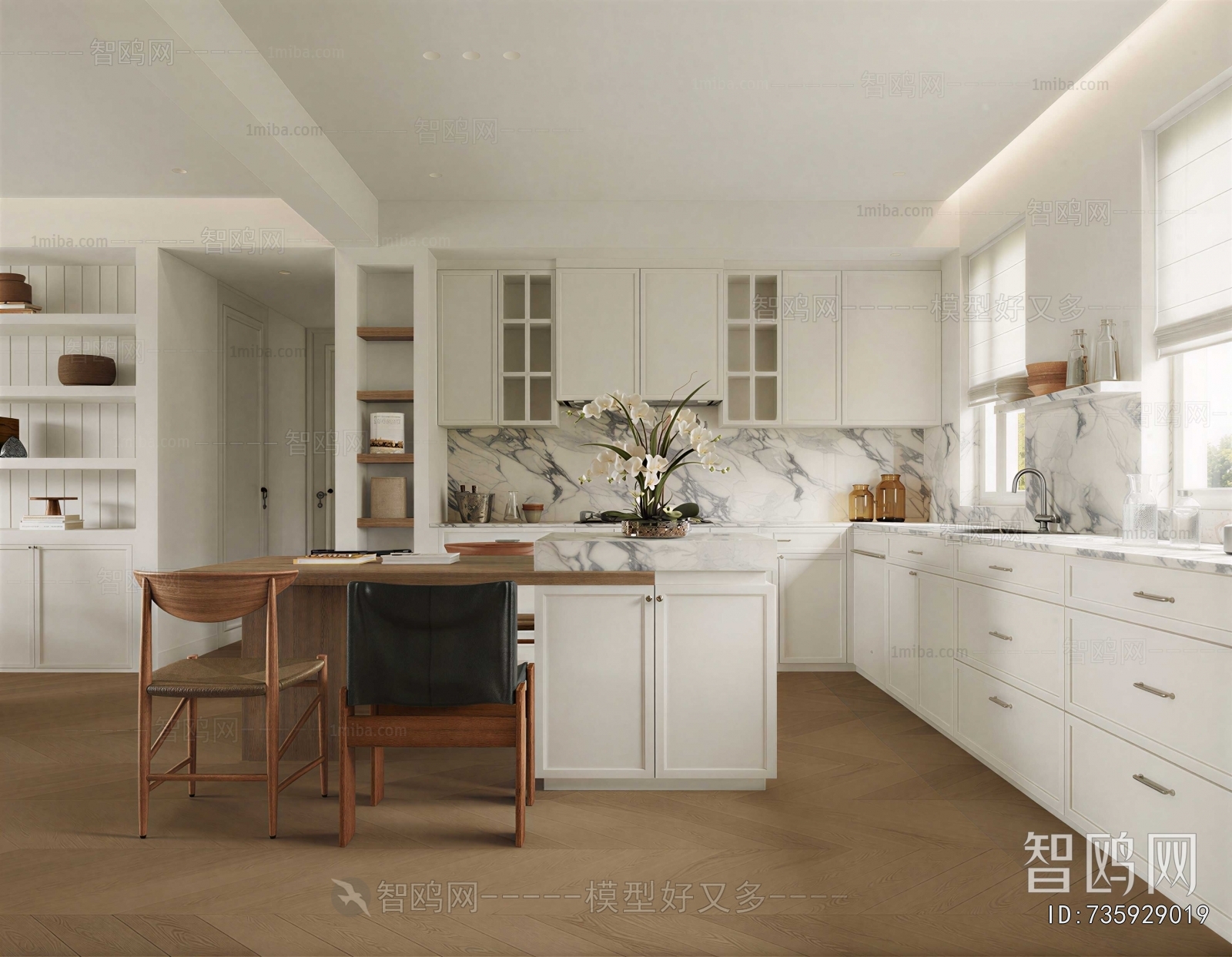 American Style Open Kitchen