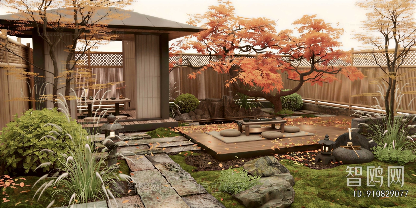 New Chinese Style Courtyard/landscape