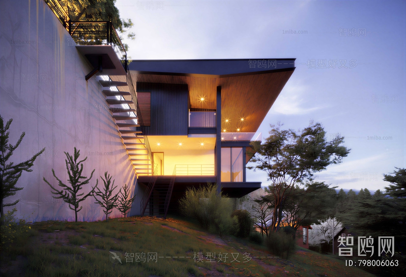 Modern Courtyard/landscape