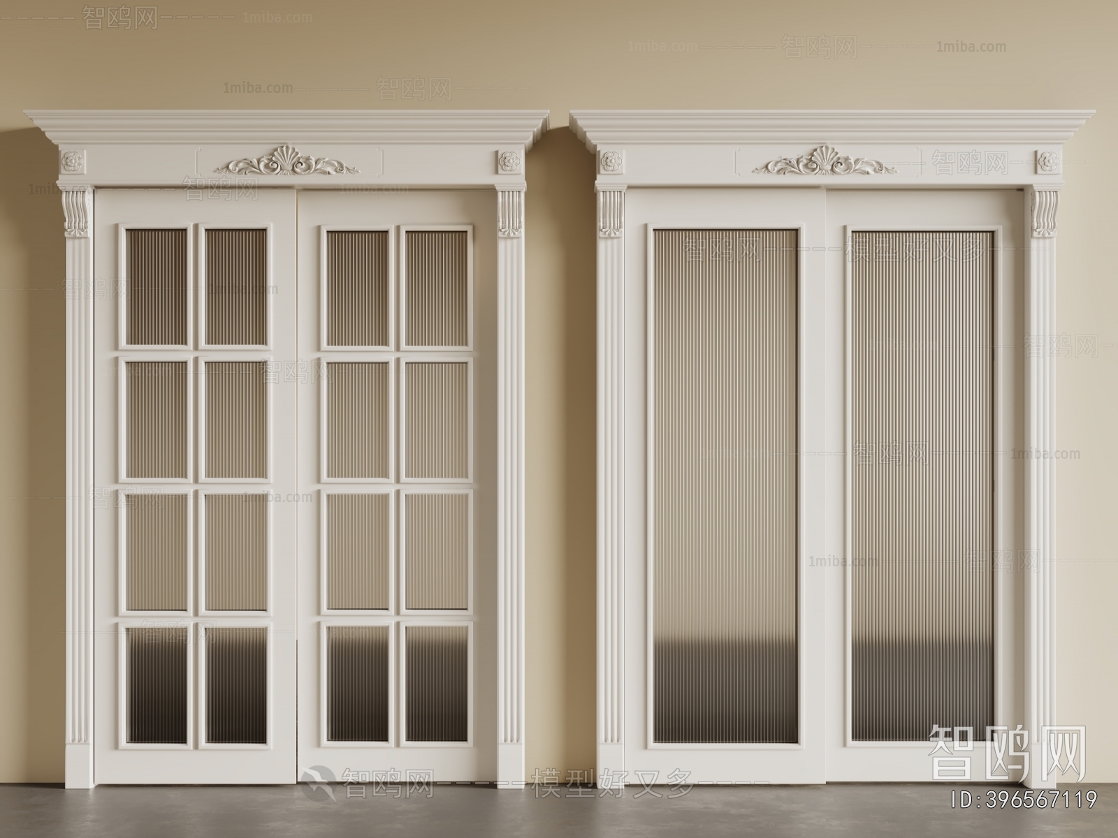 Modern Double Door