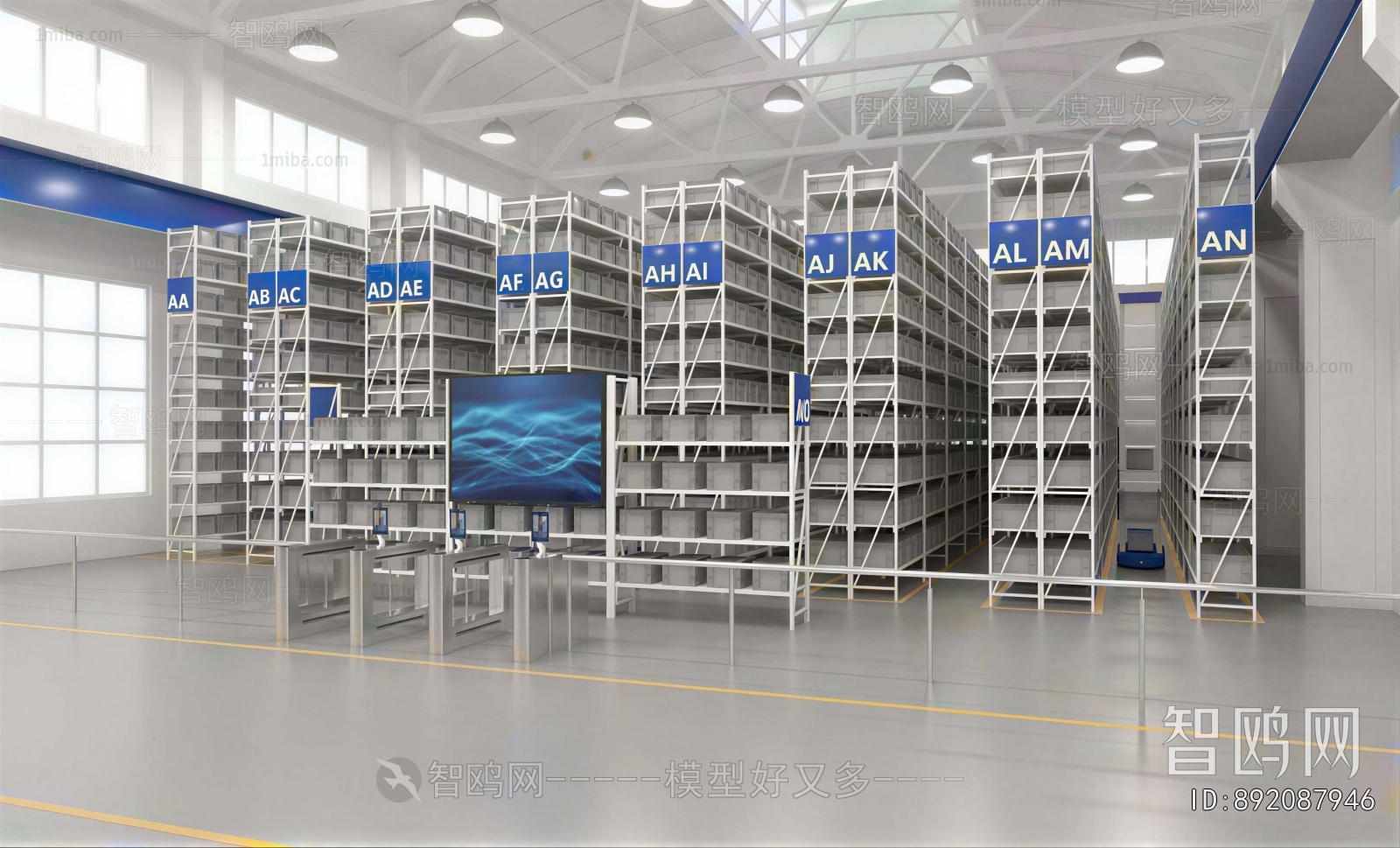 Modern Factory Floor/warehouse