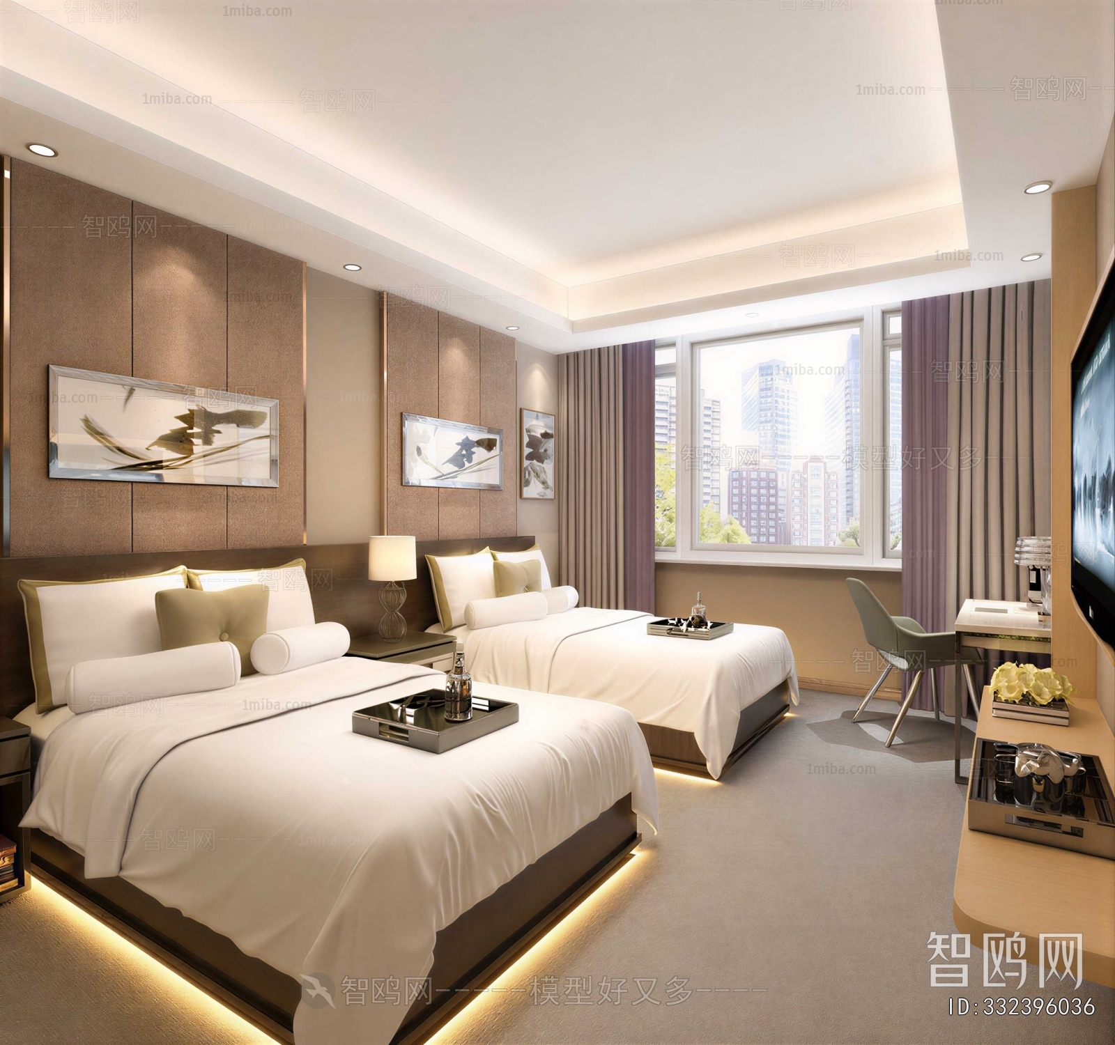 Modern Guest Room