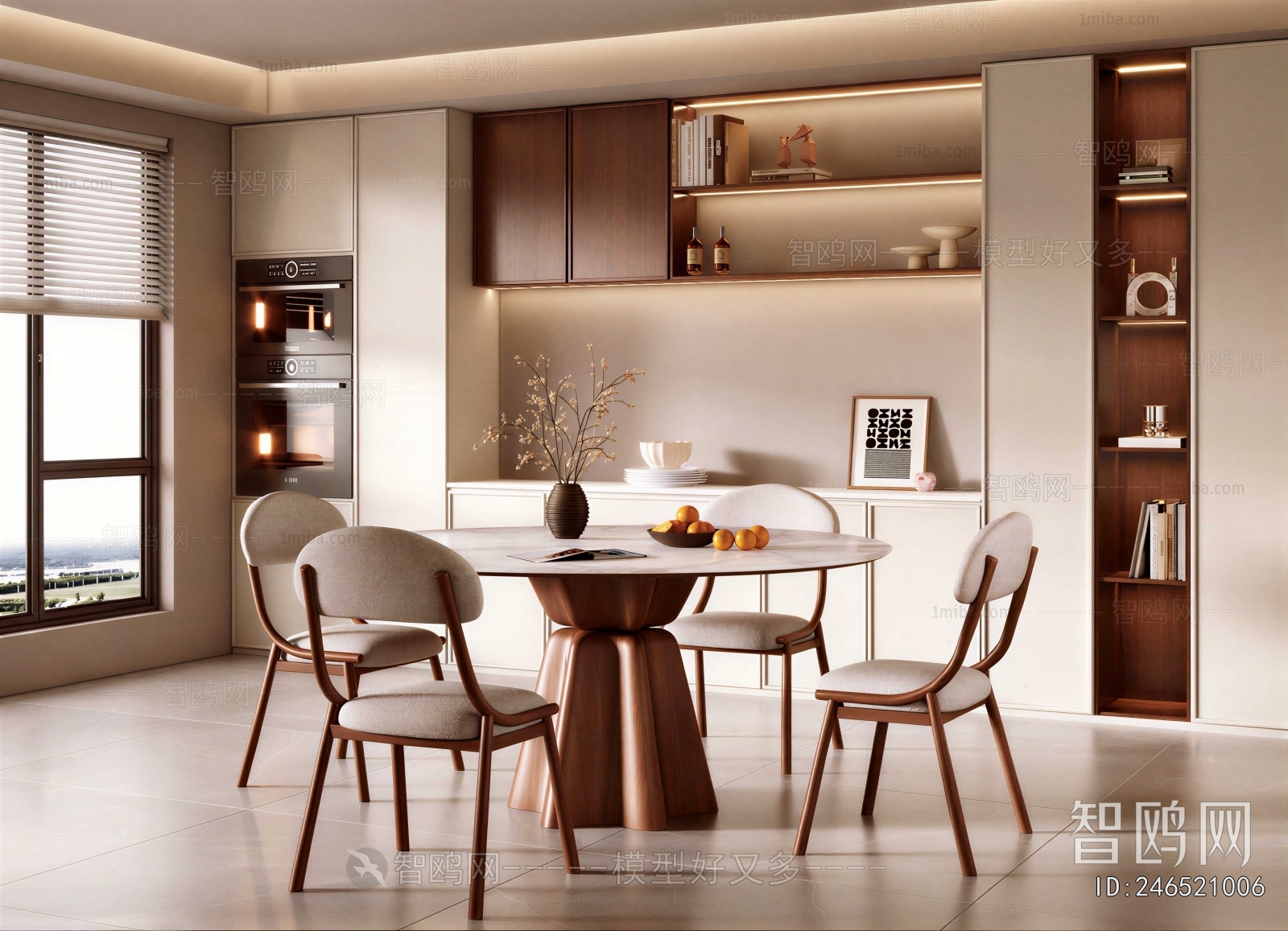 New Chinese Style Dining Room