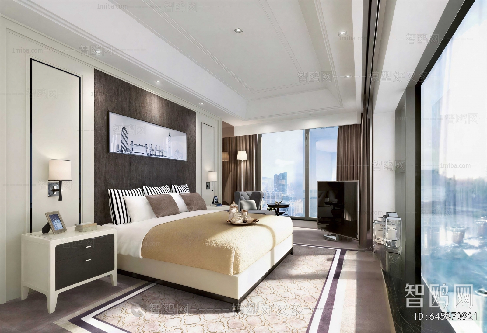 Modern Guest Room