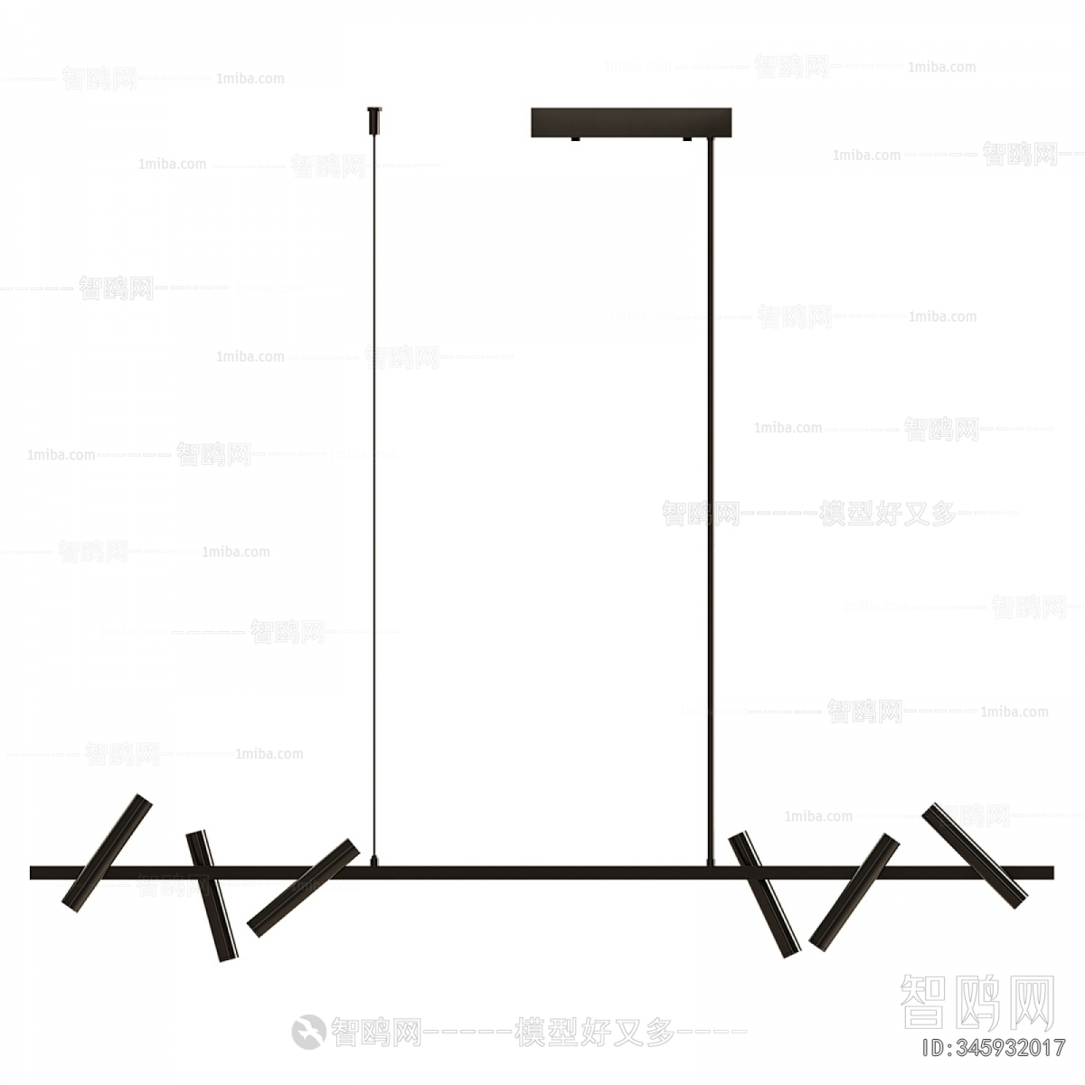 Modern Long Chandelier