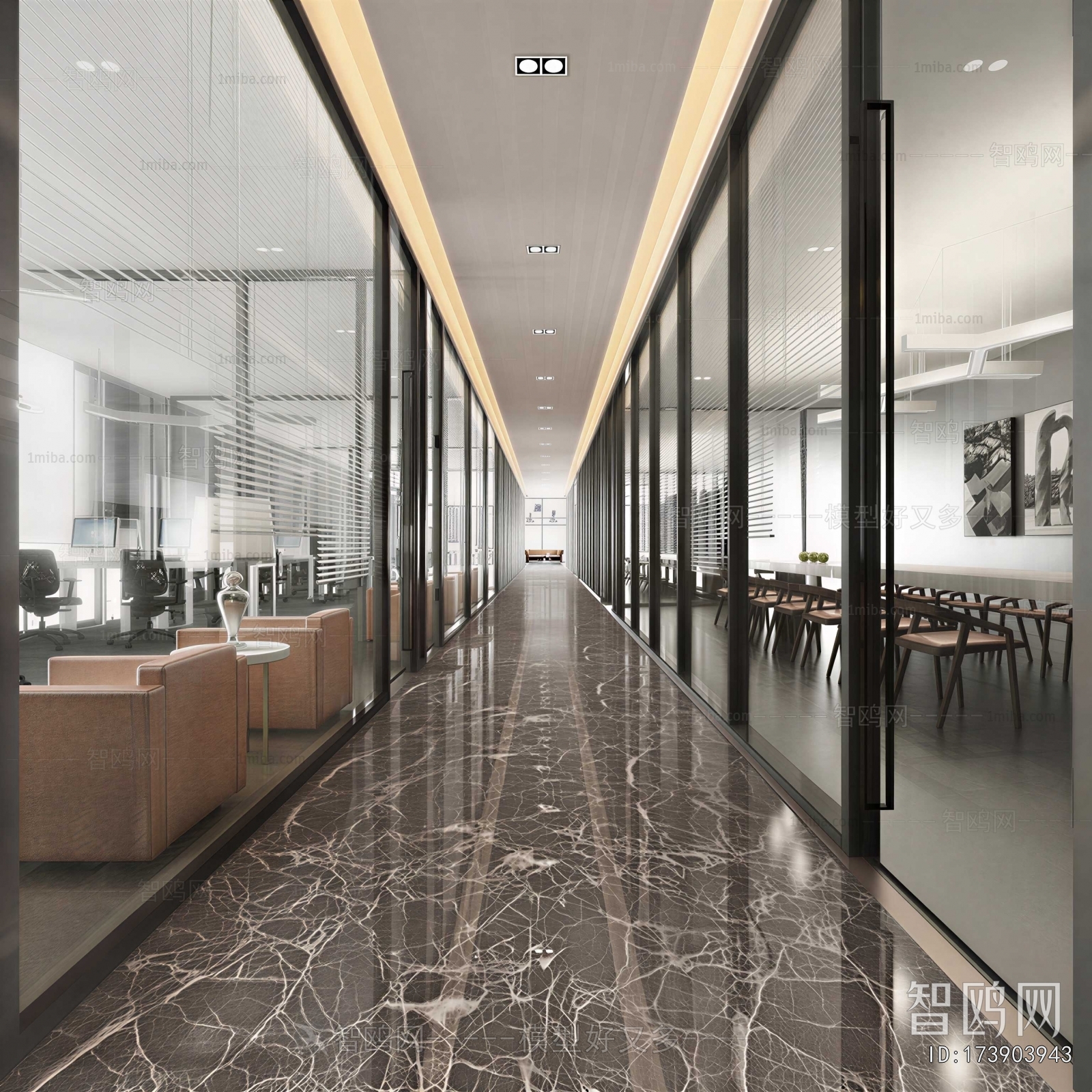 Modern Corridor/elevator Hall