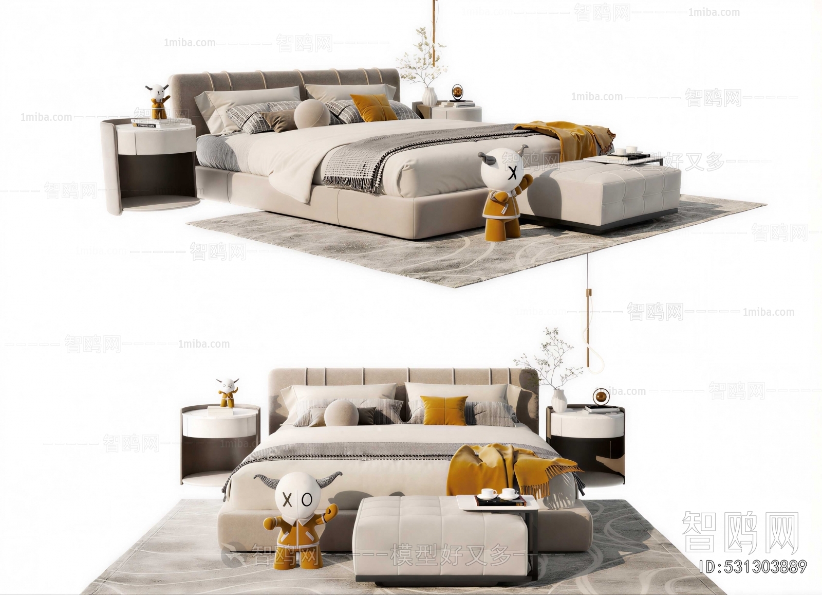 Modern Double Bed