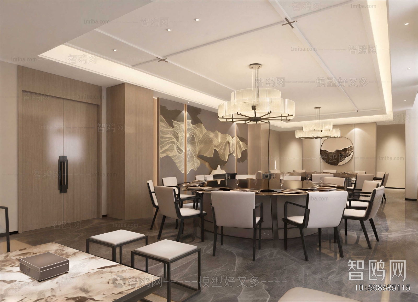 New Chinese Style Dining Room