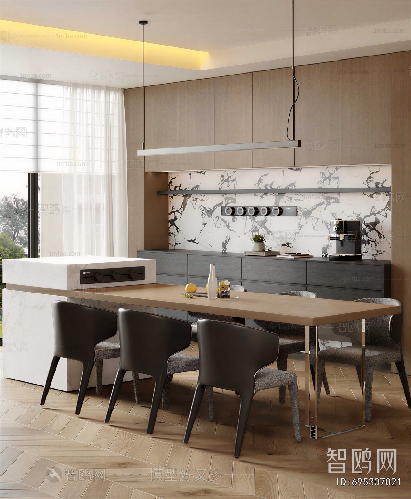 Modern Open Kitchen