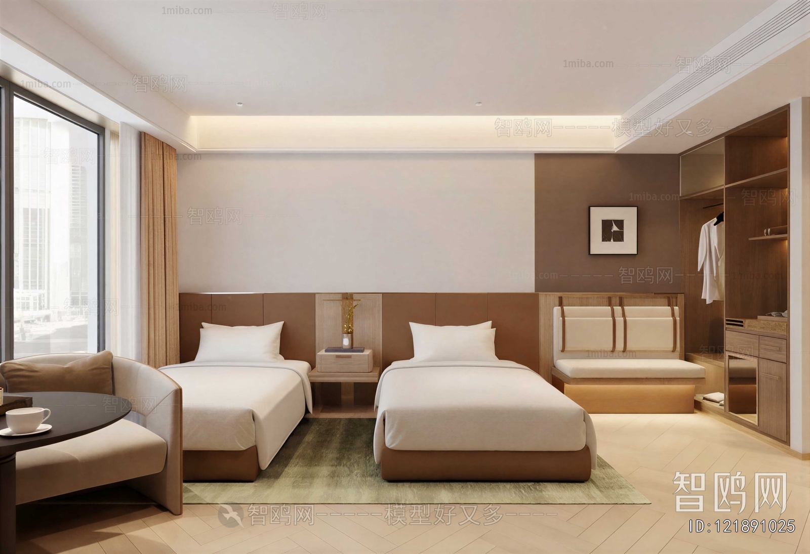 Modern Guest Room