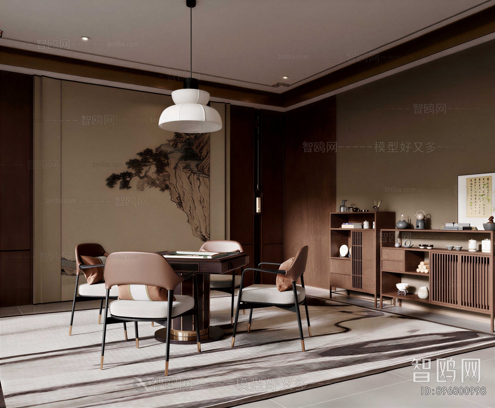 New Chinese Style Dining Room