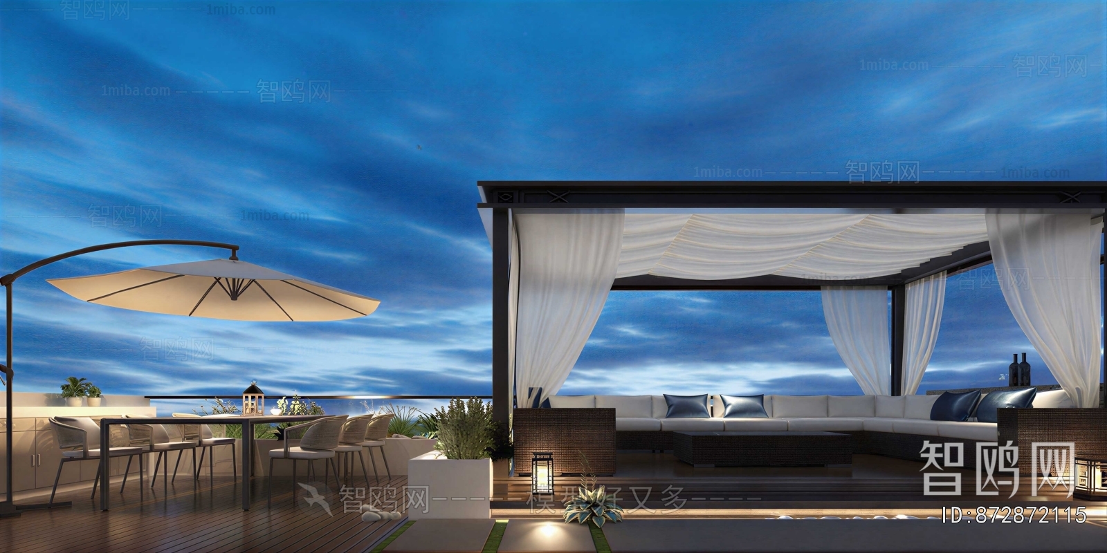 New Chinese Style Terrace