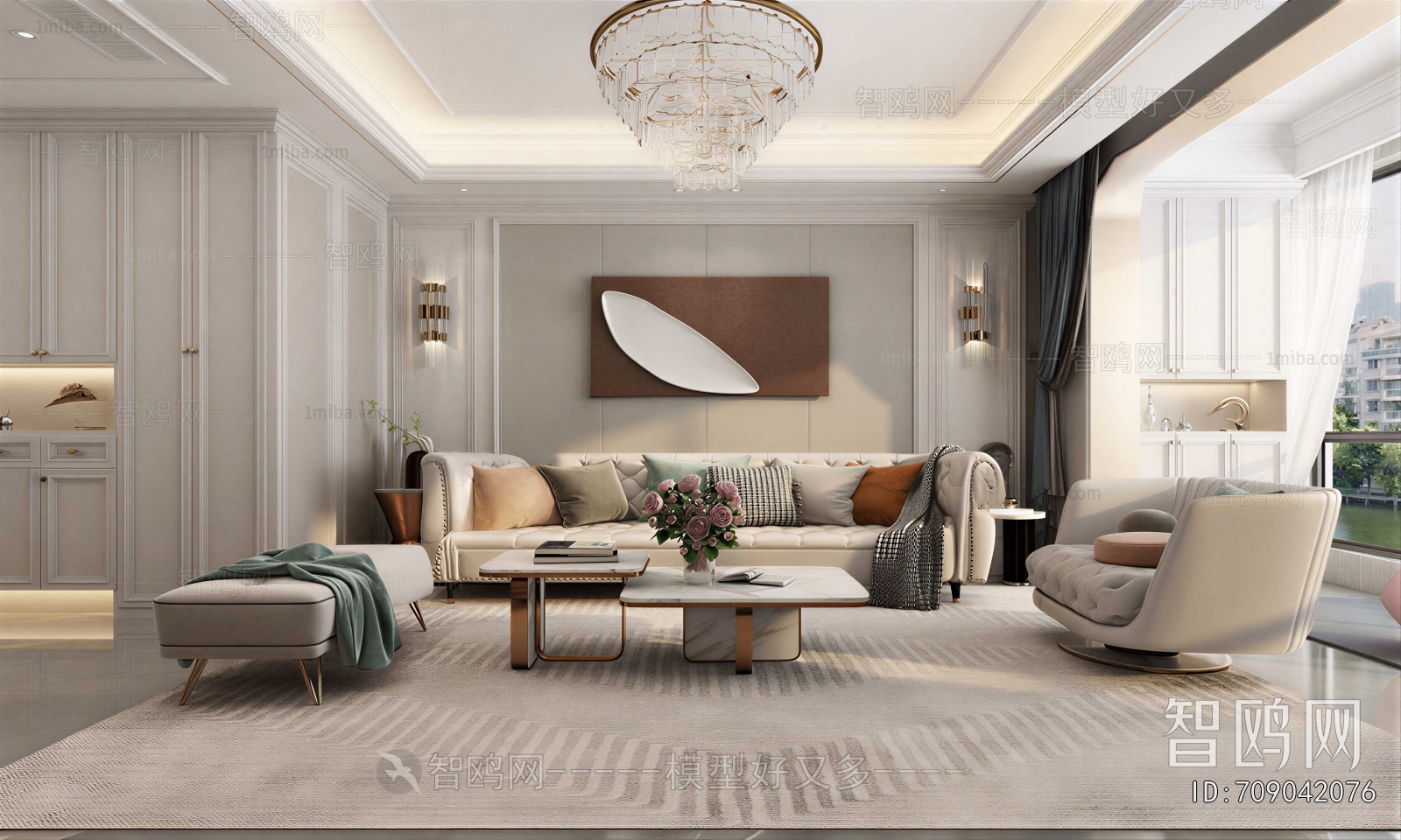 American Style A Living Room