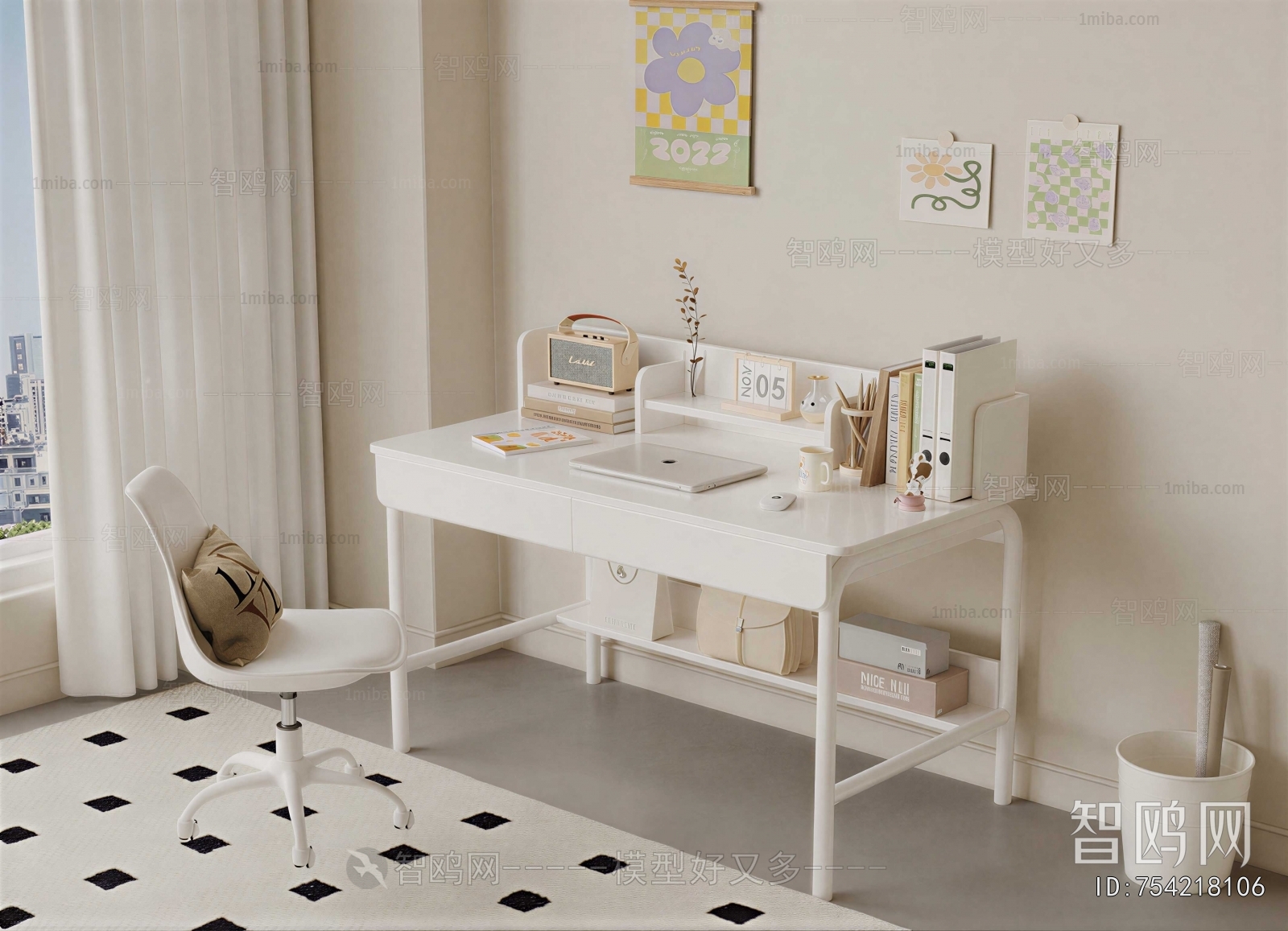 Modern Computer Desk And Chair