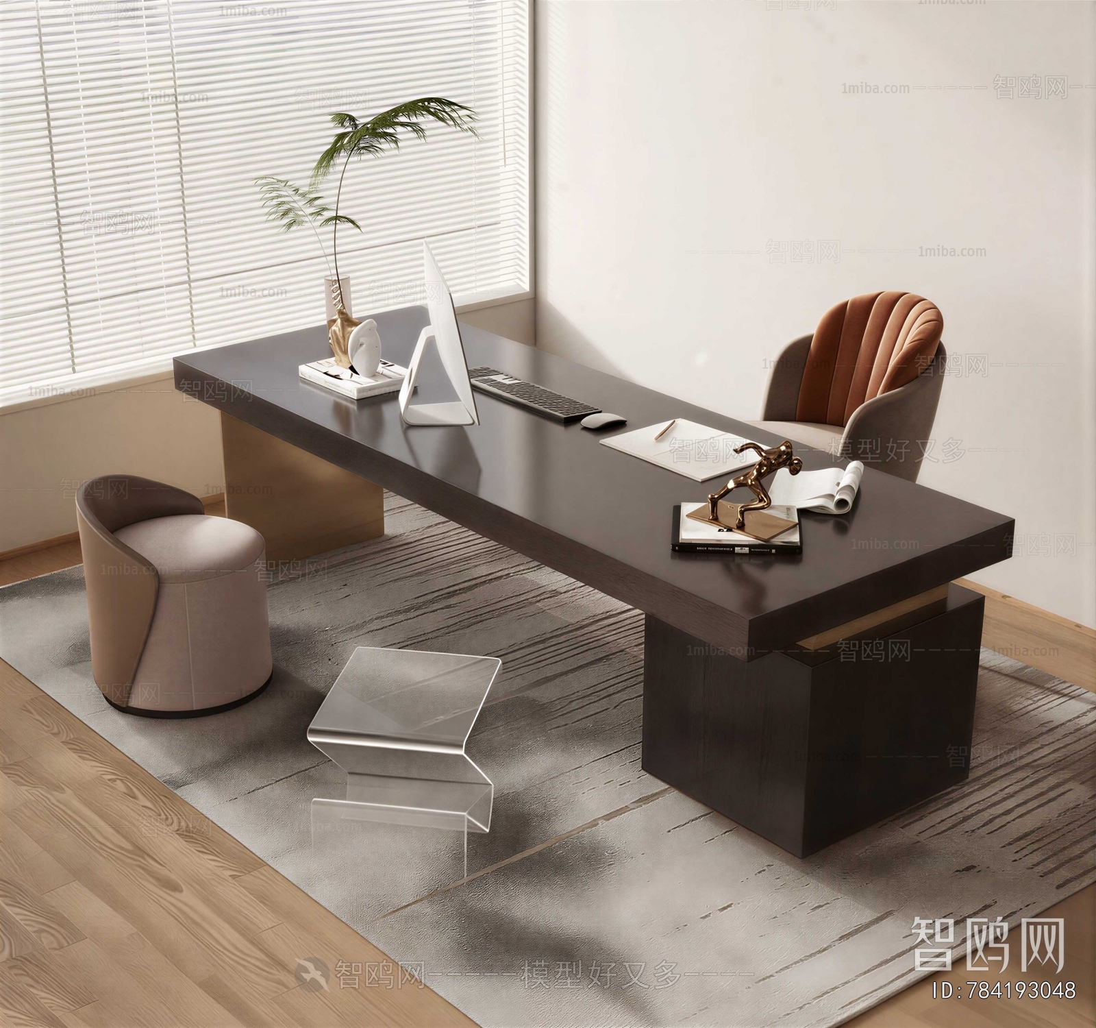 Modern Computer Desk And Chair
