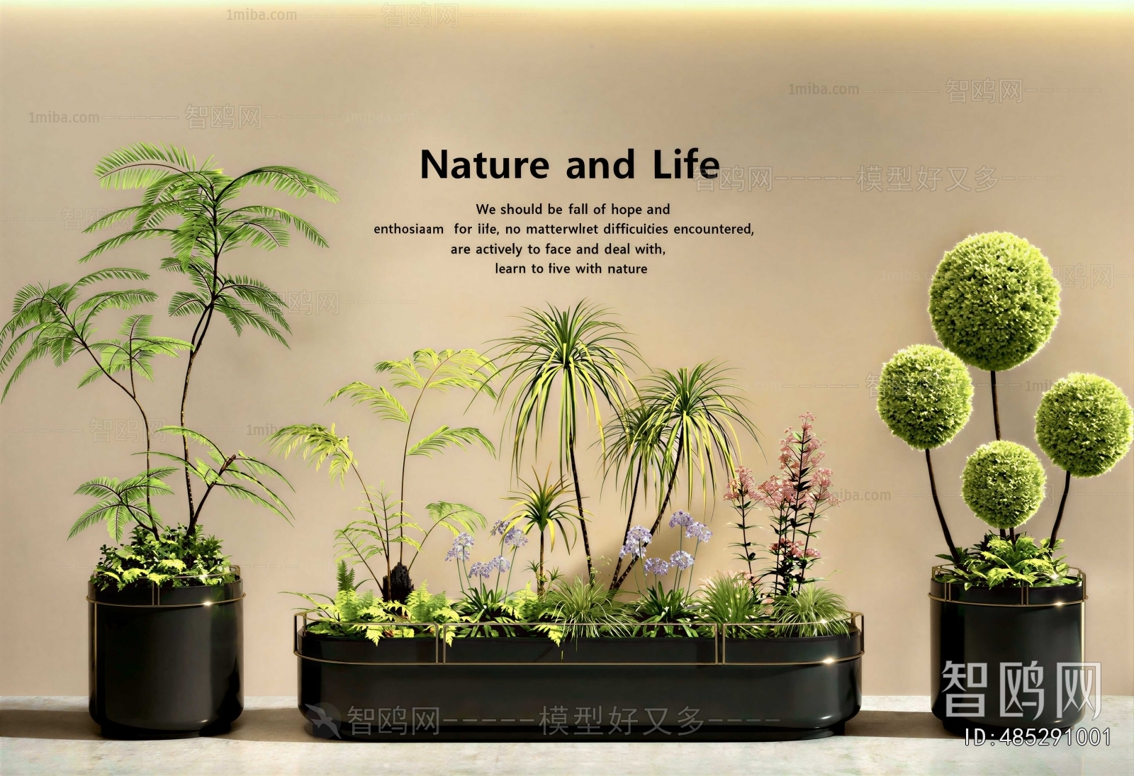 Modern Flower Bed, Flower Bowl, Flower Box
